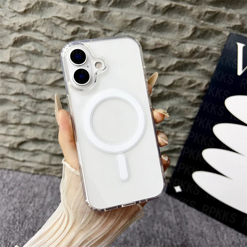 Original For Magsafe Magnetic Wireless Charging Case For iPhone 17 Air / Pro/ Max